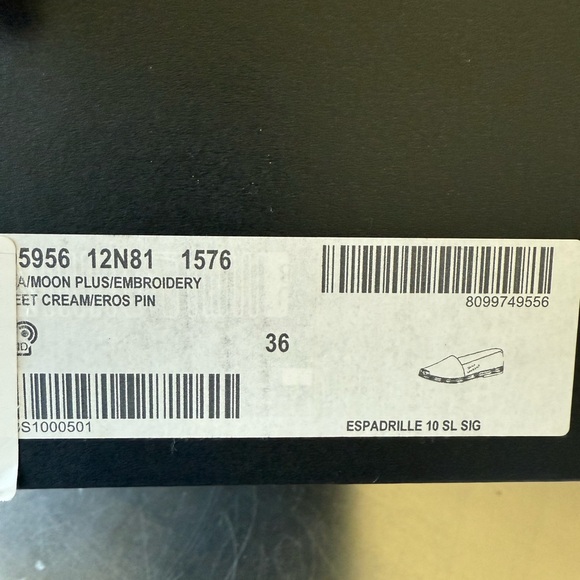 Saint Laurent Espadrilles in White and Pink - Picture 3 of 6